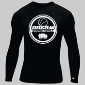Dream Logo (white) - Adult Compression Long-Sleeve Tee