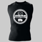 Dream Logo (white) - Adult Compression Sleeveless Tee